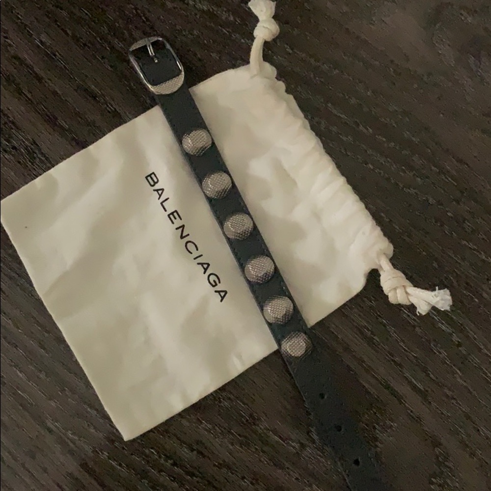 Balenciaga gray stud bracelet - Picture 3 of 9